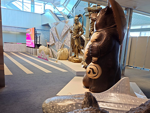 『第2回 フジテレビジュツ博』ホワイエ全景