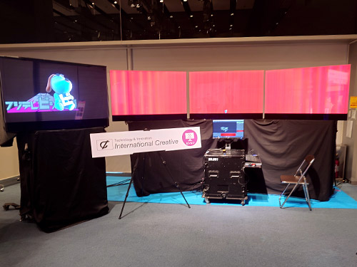 『第2回 フジテレビジュツ博』透過ディスプレイ