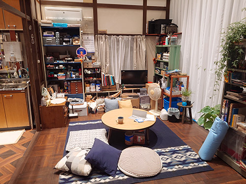 『第2回 フジテレビジュツ博』『海のはじまり』月岡夏（目黒 蓮）のアパートの部屋のセット