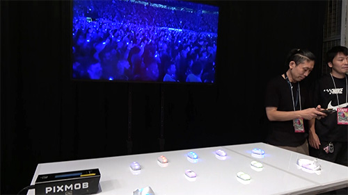 『第2回 フジテレビジュツ博』コマデン 光るリストバンド（PIXMOB）