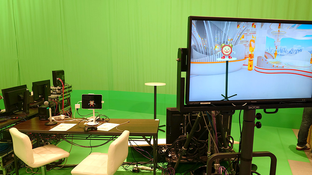 『第2回 フジテレビジュツ博』『めざましテレビ』スタジオセット