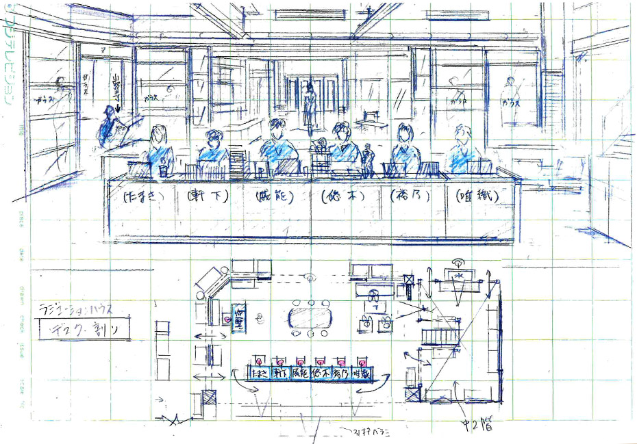 ラジエーションハウス デスク割り