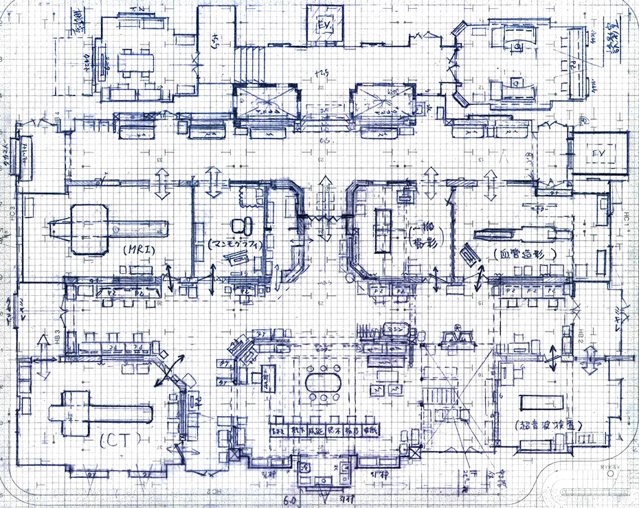 ラジエーションハウス スタジオ平面図