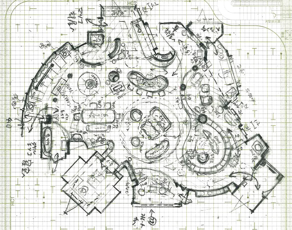 ルパンの娘 泥棒一家の家 平面図
