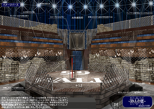 超逆境クイズバトル!! 99人の壁 イメージパース 第1・2回放送