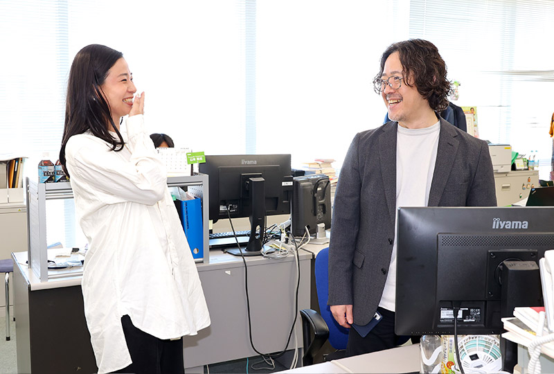 小池部長からは笑顔でアドバイスも！