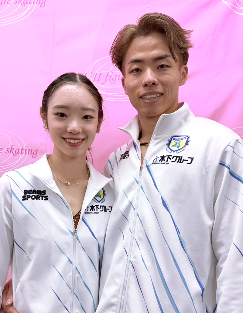 長岡 柚奈 Yuna NAGAOKA ／ 森口 澄士 Sumitada MORIGUCHI